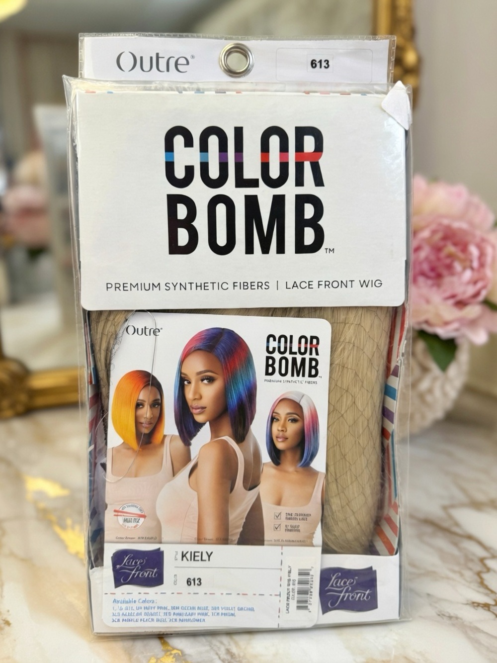 Outre Color Bomb Kiely Lace Front Wig – 613 Blonde (Preview Edit Included)